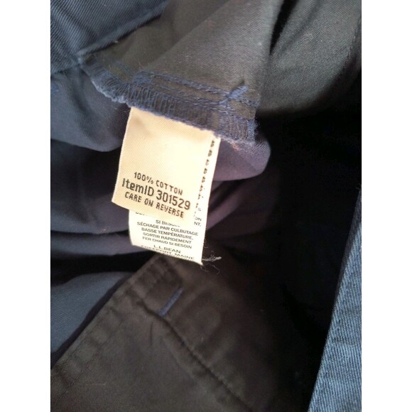 LL BEAN WOMEN'S 18 Petite Blue CROP PANTS REGULAR 100% COTTON - Picture 5 of 5